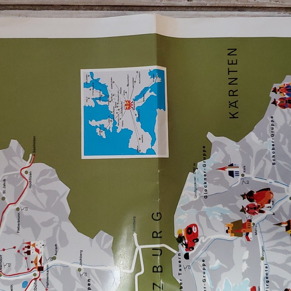 Tirol Austria Map - Picture 3 of 4